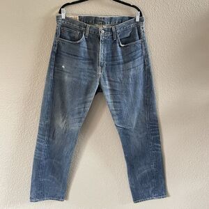 Polo Ralph Lauren Jeans Mens 33x30 Blue Medium Wash Cortlandt ( Actual 37x30)